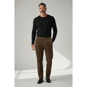 Peter Christian Gentleman's Outfiters Corduroy Pants Sz 38 Brown Cotton Trousers